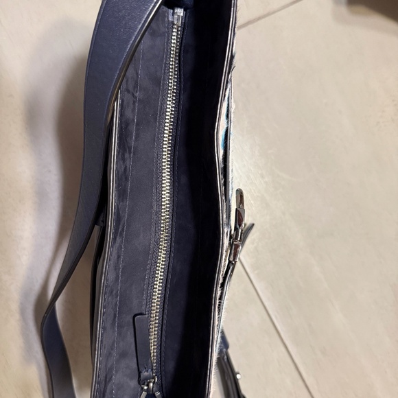 Tory Burch (medium) Tie-Dye Blue Boho Leather shoulder bag - Picture 3 of 9